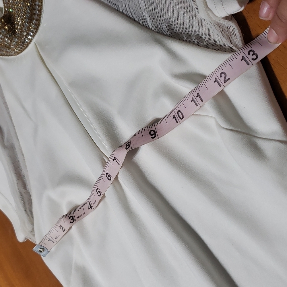 BEBE WHITE BODYCON DRESS XS - Picture 9 of 17